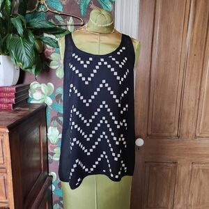 CHRIS & CAROL Dressy Tank Top Size Large